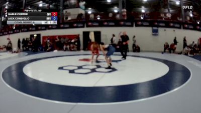 65 kg Cons. Round 6 - Gable Porter, Cavalier Wrestling Club vs Jack Consiglio, Malvern Wrestling Club