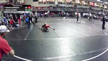 50 lbs Cons. Round 3 - Bryant Ulfers, Trojan Wrestling Club vs Kasten Anderson, Kimball Wrestling Club
