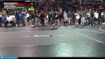 117 lbs Champ. Round 2 - Jimena Reyes, Birmingham Community Charter High School Wrestling vs Rian Grunwald, Minnesota Storm