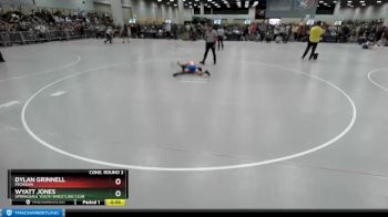 74 lbs Cons. Round 2 - Wyatt Jones, Springdale Youth Wrestling Club vs Dylan Grinnell, Michigan