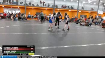 61 lbs Semifinal - Hayden Landers, Eastside Youth Wrestling vs Wilder Jones, Jet Wrestling Club