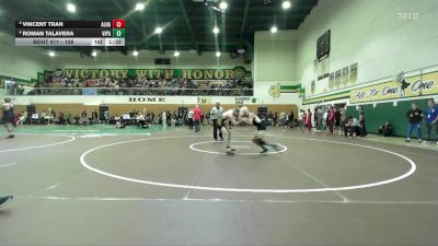 106 lbs Quarterfinal - Vincent Tran, Alhambra vs Roman Talavera, Villa Park