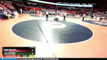 2A 157 lbs Quarterfinal - Van Grasser, Chicago (St. Patrick) vs Evan Willock, Normal (Community West)