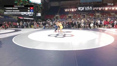 190 lbs 5th Place Match - Cooper Reves, KS vs Jarrett Wadsen, MN