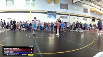 106 lbs Champ. Round 1 - Symon Schoettle, Roncalli Wrestling Foundation vs Ryker Reed, Midwest Xtreme Wrestling