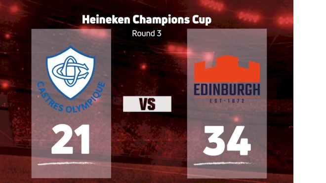 2022 Castres Olympique vs Edinburgh Rugby