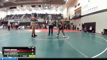 285 lbs Round 2 - Adrien Brown, Midwest Xtreme Wrestling vs Elijah Barnett, Franklin Wrestling Club