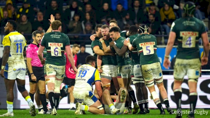 Leicester Tigers win English Premiership rugby title after late