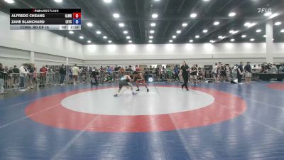 132 lbs Cons. Rd Of 16 - Alfredo Cheang, Gladiator Wrestling vs Zane Blanchard, LRTC