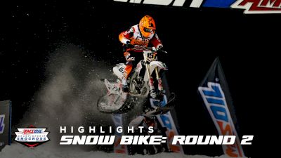 Highlights: 2023 PIRTEK Snocross National | Snow Bike Saturday (Moto 2)