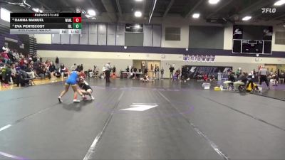 100 lbs 5th Place Match - Eva Pentecost, Iowa City Liberty vs Danna Manuel, Wahlert Catholic