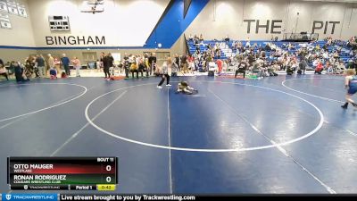 54-56 lbs Round 2 - Ronan Rodriguez, Cougars Wrestling Club vs Otto Mauger, Westlake
