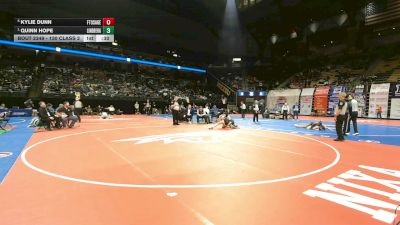 130 Class 2 lbs Cons. Semi - Kylie Dunn, Fort Osage vs Quinn Hope, Lindbergh