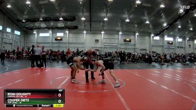 157 lbs Round 1 (6 Team) - Cooper Dietz, Top Level vs Ryan Doughty, Capital City WC