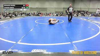 85 lbs 3rd Place - Bransen Weber, WI Dual Team 14U vs Carson Smith, OK Elite 14U Black
