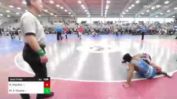 160 lbs Semifinal - Rafael Hipolito, VA vs Marcus Espinoza-Owens, UT