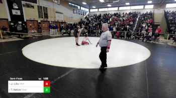 157 lbs Semifinal - Jack Lilly, Fairfield Prep vs Tyler Neiva, Trumbull