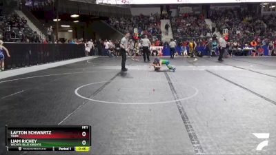 67 lbs 5th Place Match - Layton Schwartz, Tiger vs Liam Richey, Wichita Blue Knights