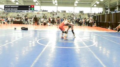 132 lbs Round Of 32 - Lucas Angstadt, NC vs Wylee Willson, WY