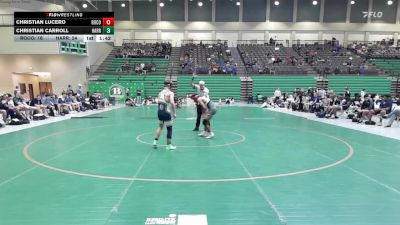 126 lbs Quarters & 1st Wb (16 Team) - Christian Carroll, Harrison vs Christian Lucero, Rockdale County