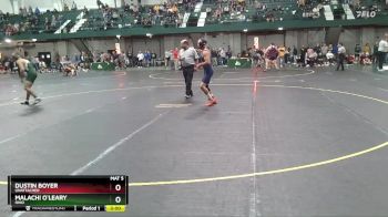 125 lbs Cons. Round 2 - Dustin Boyer, Unattached vs Malachi O`Leary, Ohio