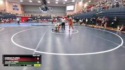 285 lbs Cons. Round 1 - Adrian Flores, El Paso Pebble Hills vs Caleb Flores, Dripping Springs