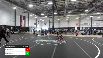 130 lbs Quarterfinal - Cyrus Maya, Nwwc vs Gavin Wise, Legacy Elite