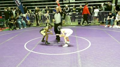65 lbs Quarterfinal - Lucas Krause, F.l.o.w. vs Owen Belton, Scorpions