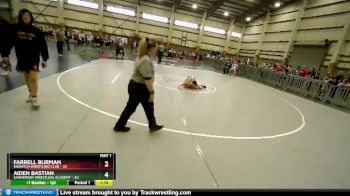 106 lbs Round 1 - Farrell Burman, Wasatch Wrestling Club vs Aiden Bastian, Sanderson Wrestling Academy