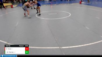149-156 lbs Cons. Round 2 - Kaleb Torres, Seward Wrestling vs Corbin Kyes, Central City