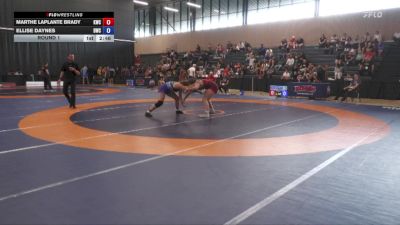 72kg Round 1 - Marthe Laplante Brady, Kingston Wrestling Club vs Ellise Daynes, Dinos Wrestling Club