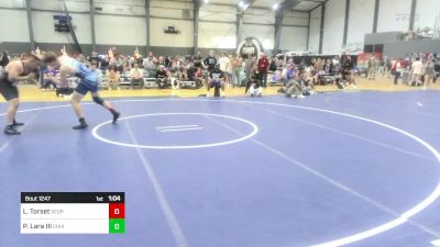 190 lbs Semifinal - Logan Torset, Sedro Woolley SteelClaw vs Pablo Lara III, Chiawana Riverhawks Wrestling