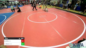 58 lbs Round Of 16 - Braxton Ellis, Salina Wrestling Club vs Judson Gann, Barnsdall Youth Wrestling