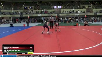 85 lbs Cons. Semi - Tucker Peterson, Mn Elite vs Bronson Miltimore, Stallions