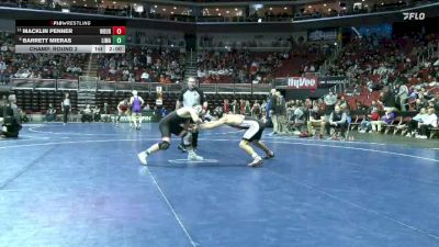 3A-165 lbs Champ. Round 2 - Macklin Penner, Western Dubuque vs Barrett Mieras, Linn-Mar