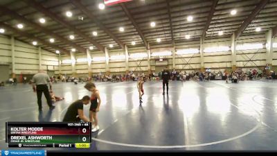 48 lbs Quarterfinal - Kolter Modde, Uintah Wrestling vs Drexel Ashworth, Cedar Jr. Wrestling