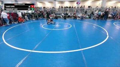 46 lbs 3rd Place Match - Kingsley Alo, Nolfpack Wrestling Academy vs Alec Loya, Dumas Wrestling