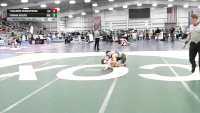 5 - 157 lbs Cons. Round 2 - Holden Fernstrom, Lightridge High School vs Kraig Bolte, Riverbend