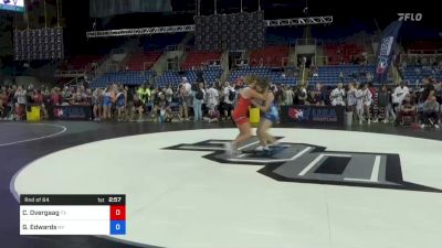 144 lbs Rnd Of 64 - Chloe Overgaag, Texas vs Gwyneth Edwards, New York