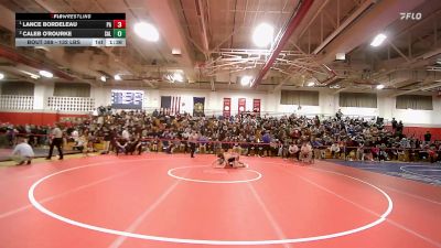 132 lbs Final - Lance Bordeleau, Pinkerton Academy vs Caleb O'Rourke, Salem