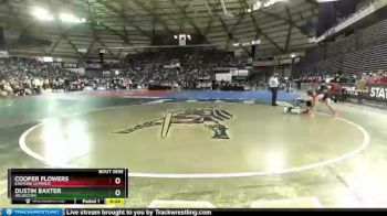 3A 138 lbs Cons. Round 4 - Cooper Flowers, Eastside Catholic vs Dustin Baxter, Arlington