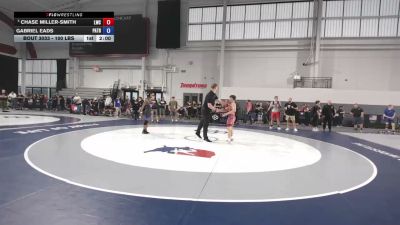 100 lbs Champ. Rd Of 16 - Chase Miller-Smith, Louisville Wrestling Club vs Gabriel Eads, Patton Trained