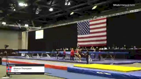 Ghavyn Thompson - Tumbling, Aspire - 2021 USA Gymnastics Championships