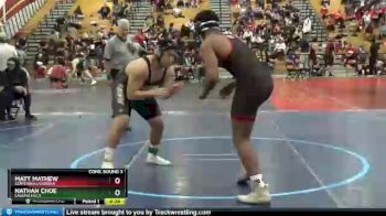 220 lbs Cons. Round 3 - Nathan Choe, Laguna Hills vs Matt Mathew, Centennial/Corona