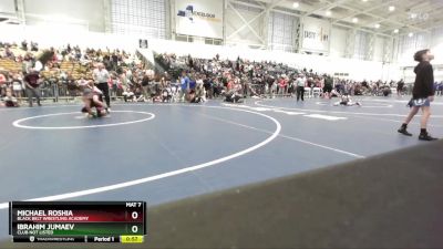 62 lbs Quarterfinal - Michael Roshia, Black Belt Wrestling Academy vs Ibrahim Jumaev, Club Not Listed