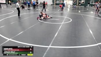 98 lbs 7th Place Match - Aiden Ritz, Eagle Crest Wrestling Club vs Jordan Kelly, WWC Predator Wrestling
