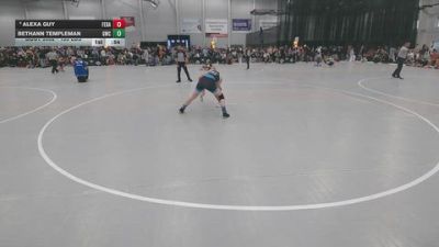 135 lbs Cons. Sub-quarters - Alexa Guy, Feet 2 Back vs BethAnn Templeman, Grandview Wrestling Club