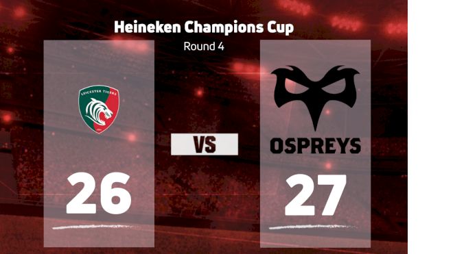 2022 Leicester Tigers vs Ospreys Rugby