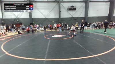 14U Boys Festival FS FS - 132 lbs Champ. Round 1 - Elijah Joseph, South West Washington Wrestling Club vs Owen Parry, Star Valley Wrestling Club
