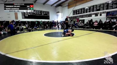 100 lbs Champ. Round 1 - Matix Aguinaga, Exeter vs Jeremiah Salamy, Jr. Eagles Wrestling Club